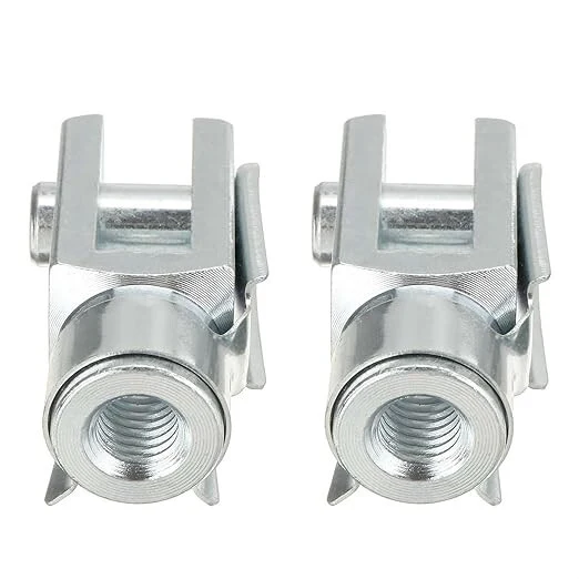 Gázrugós Rugóstag Végszerelvény – 1 pár (M6 × 24 mm)