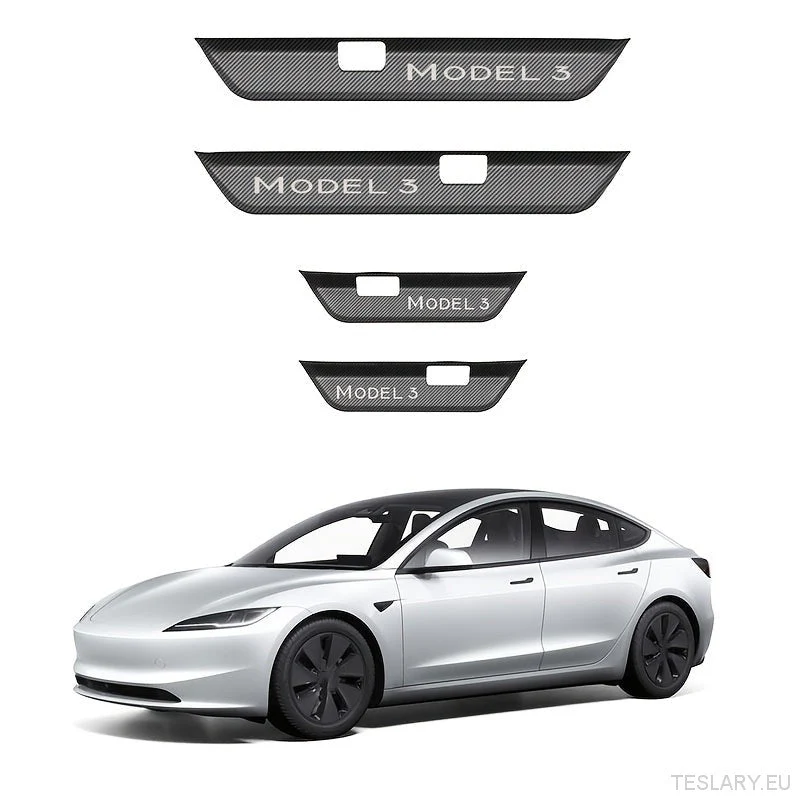 Tesla Model 3+ Highland Edition - Door Canl -védőszálmintázatú