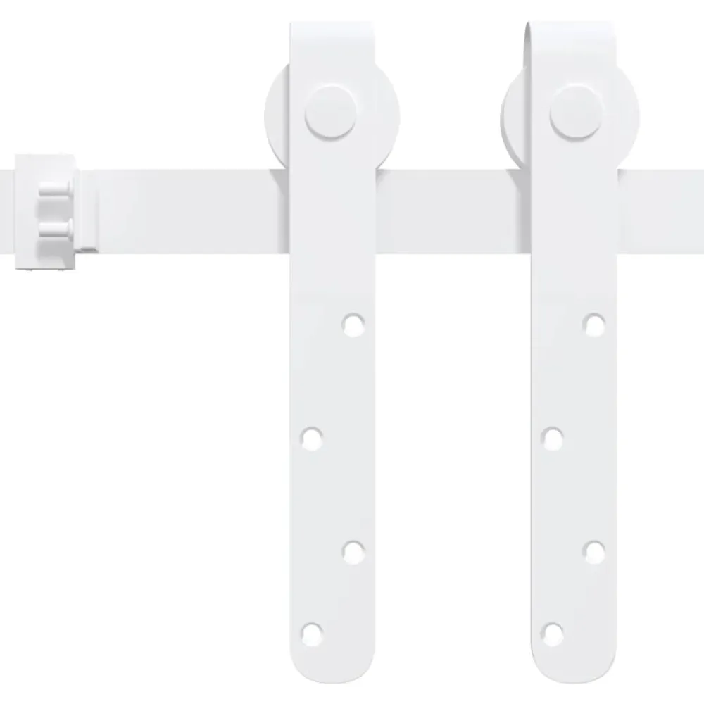 vidaXL fehér szénacél mini tolóajtós szekrény szerelék szett 152 cm