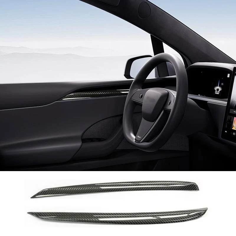 [Real Carbon Fiber] Ajtó burkolat burkolathoz Tesla Model X2021+