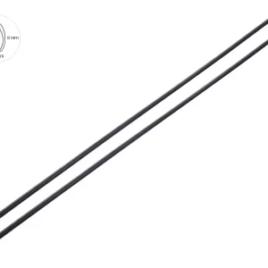 Ajtószegélyek, 65 cm, fekete matt, 2 db.