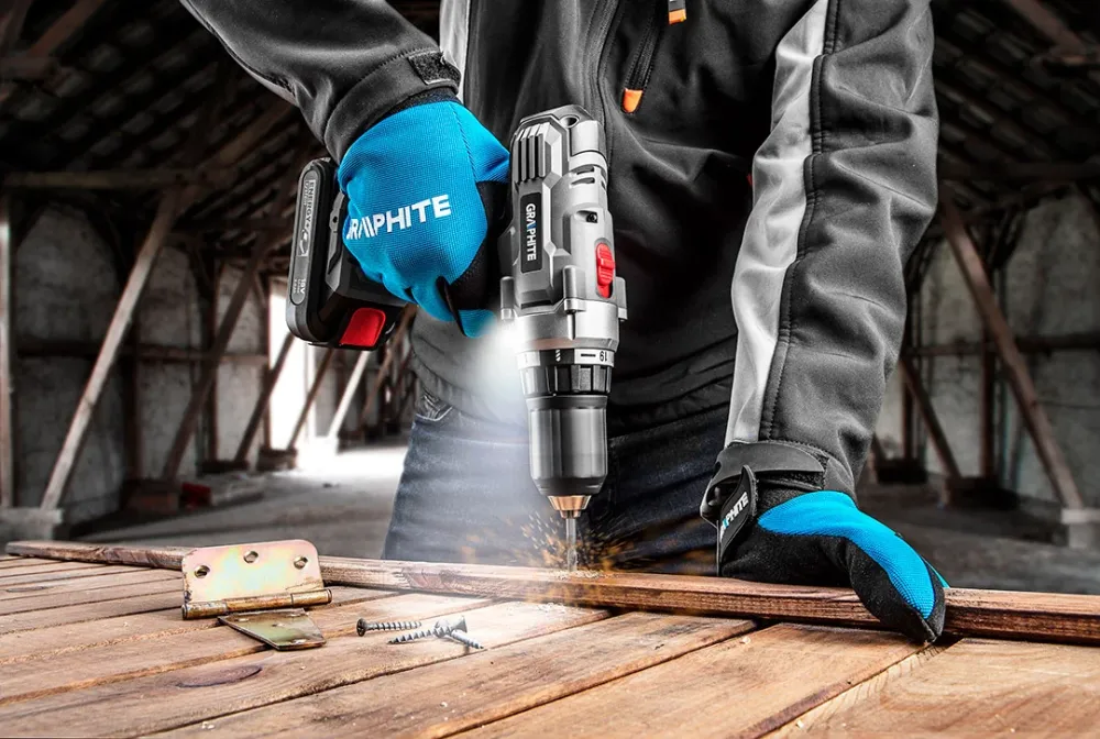 Akkus fúró ENERGY+ 18V, 13mm gyorstokmány, akku nélkül