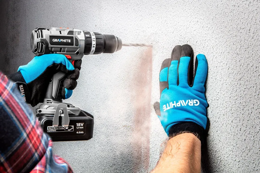 Akkus szénkefementes fúró, csavarozó, ütvefúró ENERGY+ 18V, akku nélkül