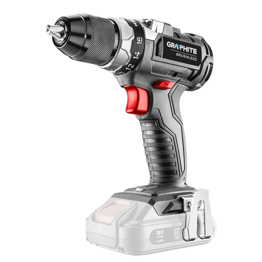 Akkus szénkefementes fúró ENERGY+, 18V, 13mm gyorstokmány, akku nélkül