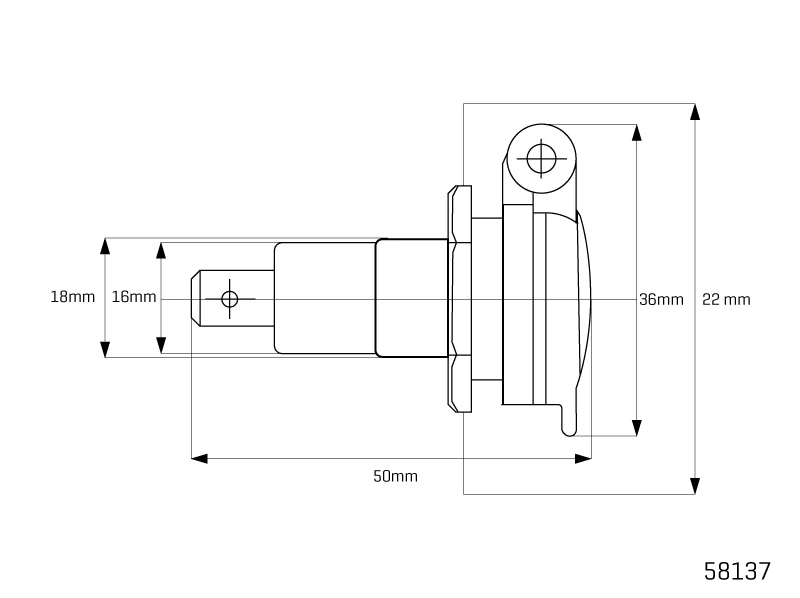 DIN 12/24V, max. 15A aljzat