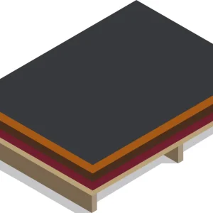 Lindab FOP-CO Színes acél 0,7x1230x2000 mm tábla