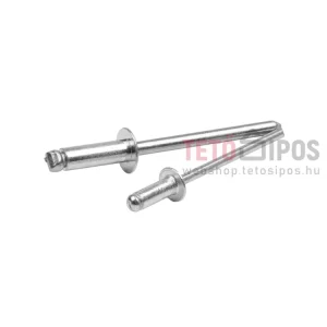 Popszegecs horganyzott acél- acél d-fejű nyitott 3,2x8 mm