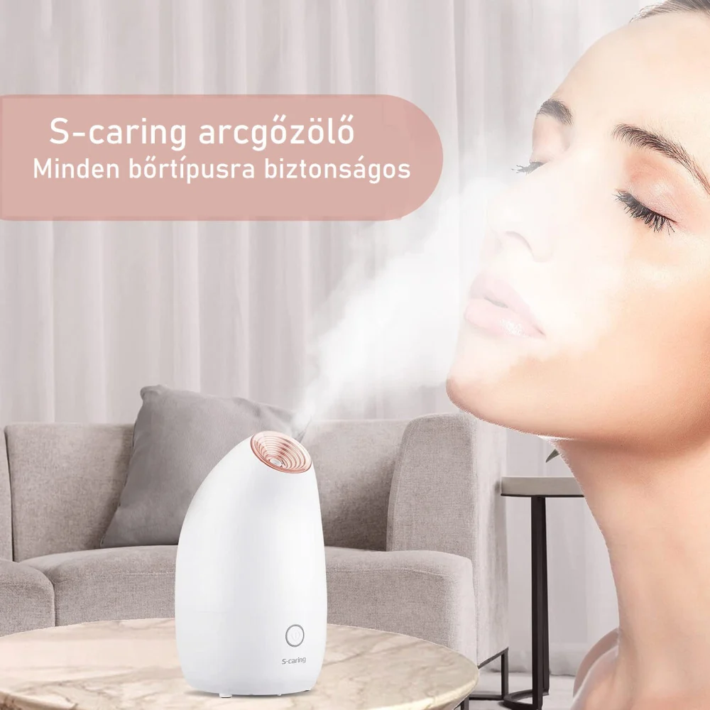 S‑caring Ionos Arcgőzölő - Mélytisztító és Hidratáló Készülék (Fehér)