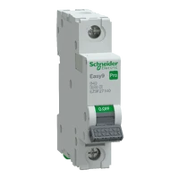 SCHNEIDER EASY9 PRO Kismegszakító,autómata 1P, B, 40A 6kA IP20 EZ9F27140