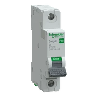 SCHNEIDER EASY9 PRO Kismegszakító,autómata 1P, B, 6A 6kA IP20 EZ9F27106