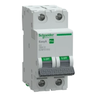 SCHNEIDER EASY9 PRO Kismegszakító,autómata 2P, C, 2A EZ9F57202