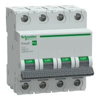 SHNEIDER SCEASY9 PRO Kismegszakító,autómata 4P, C, 10A 6kA IP20 EZ9F57410