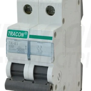 Tracon MB kismegszakító ,autómata- 4,5 kA 40A, 4,5 kA 2P B MB-2B-40