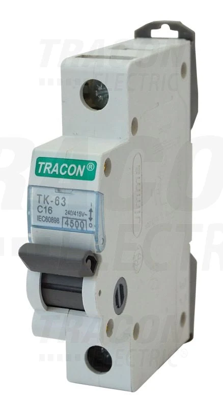 Tracon MB kismegszakító,autómata- 4,5 kA 20A, 4,5 kA 1P B MB-1B-20