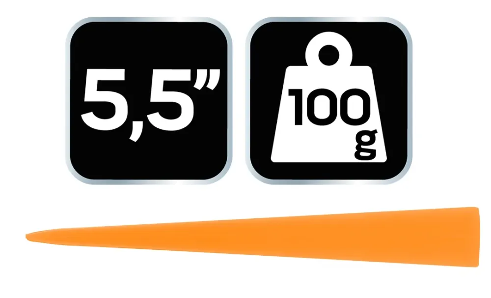 Műanyag fahasító ék 5.5"