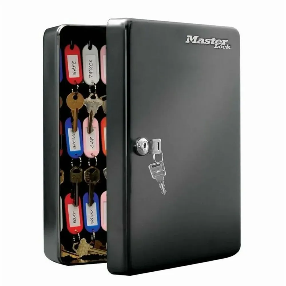 Kulcsszekrény Master Lock kulcsok fekete acélból