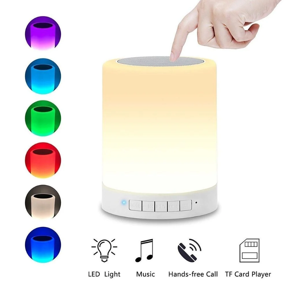 Celrax Vezeték Nélküli Hangszóró RGB LED Lámpával – Bluetooth Zene