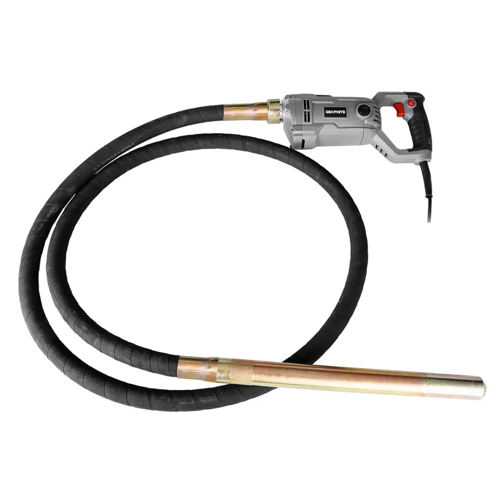 Betonvibrátor, 1100W, 4400/perc, 3m-es kábellel