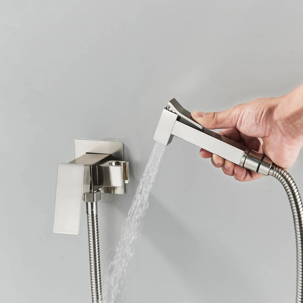 Zuhanycsap bidéhez vagy WC-hez, két bemeneti nyílással, ezüst, kód 1450