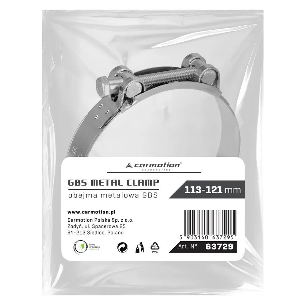 GBS fém bilincs 113-121 mm