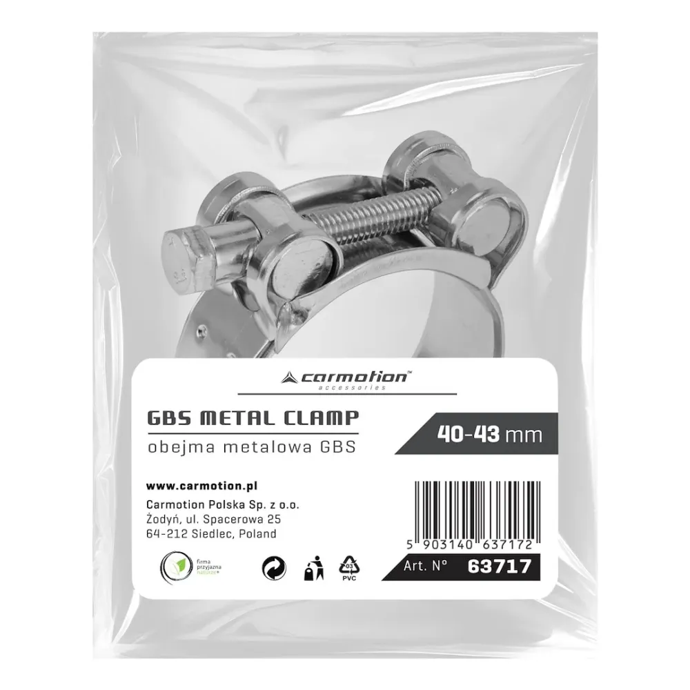 GBS fém bilincs 40-43 mm