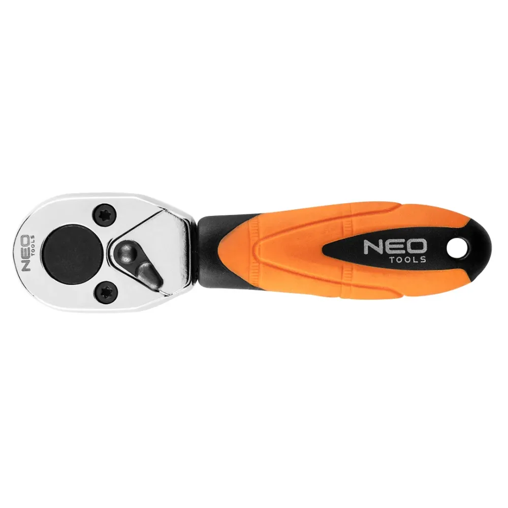 Racsnis kulcs 1/4", bitekhez, 105mm, 48fog, DIN3122