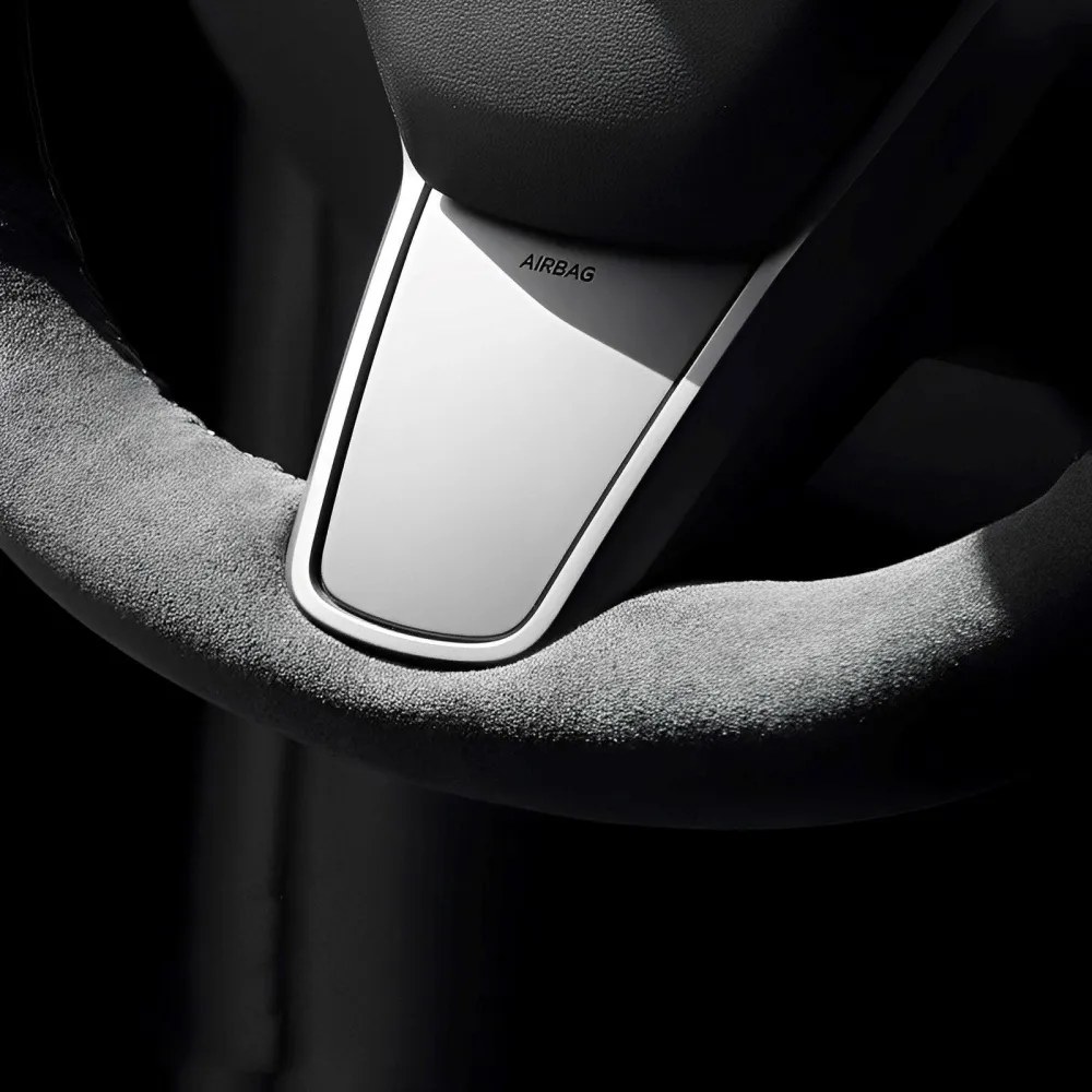 Model 3/Y Alcantara kézi varrással ellátott kormánykerék burkolat Tesla