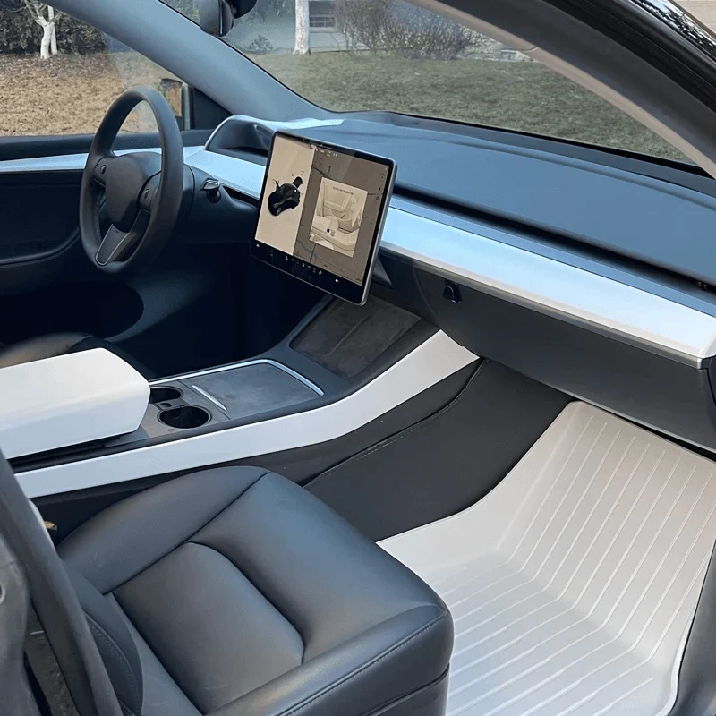 Model 3/Y matt fehér Tesla Belső frissítő készlet ehhez Tesla