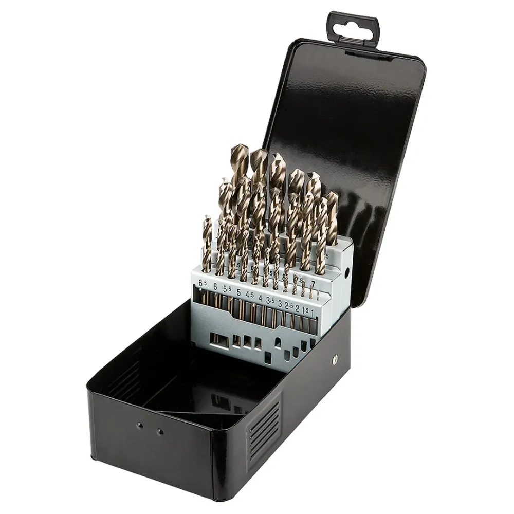 Csigafúró készlet HSS-Cobalt, 1-13mm, 25db