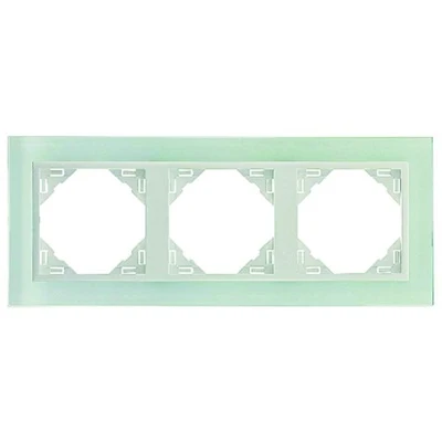 90930_TCG Crystal Hármas keret, kristály/jég