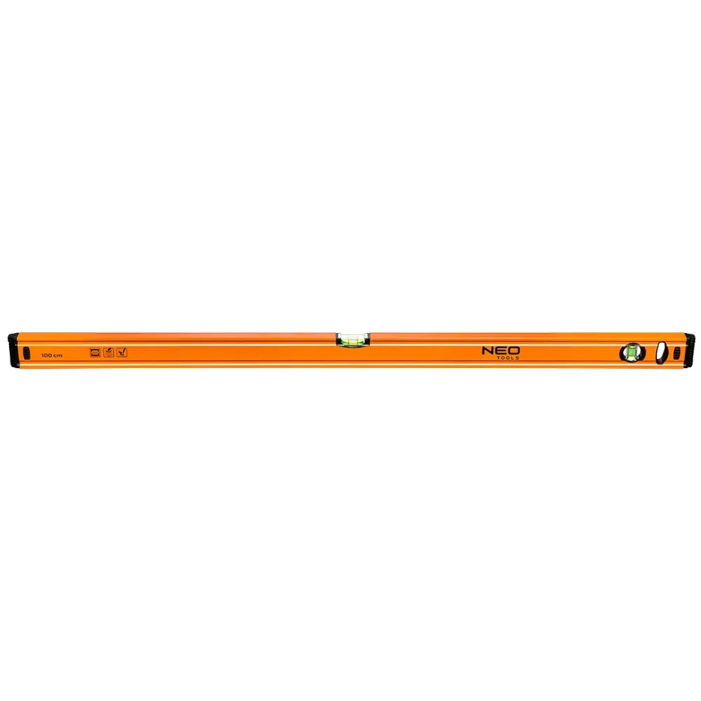Vízmérték 100cm, 2 libella, 1 mart talp
