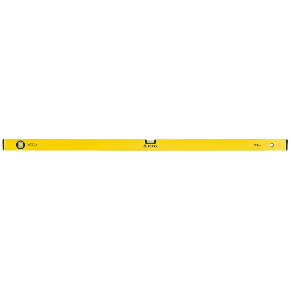 Vízmérték 120cm, 2 libella, aluminium, ±1mm/m, min. rendelés: 3db