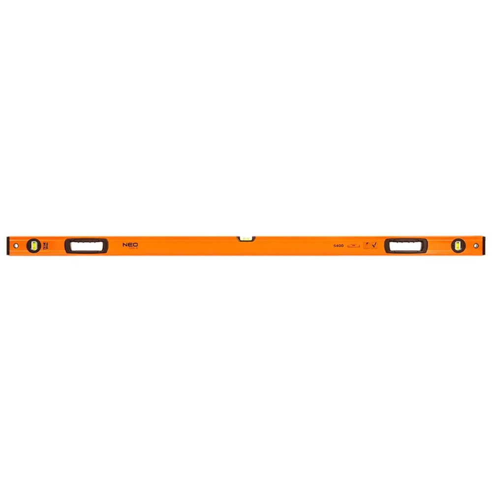 Vízmérték 150cm, alu, 3 libella, 1 fogantyú, S400, min. rendelés: 3db
