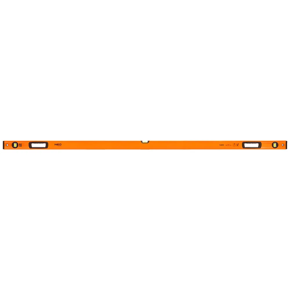 Vízmérték 200cm, alu, 3 libella, 1 fogantyú, S400, min. rendelés: 3db