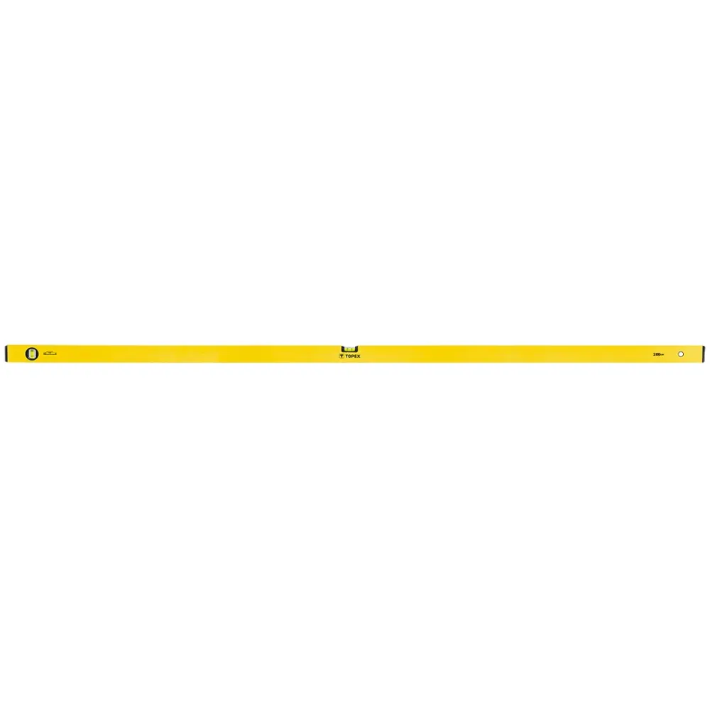 Vízmérték 200cm, 2 libella, aluminium, ±1mm/m, min. rendelés: 3db