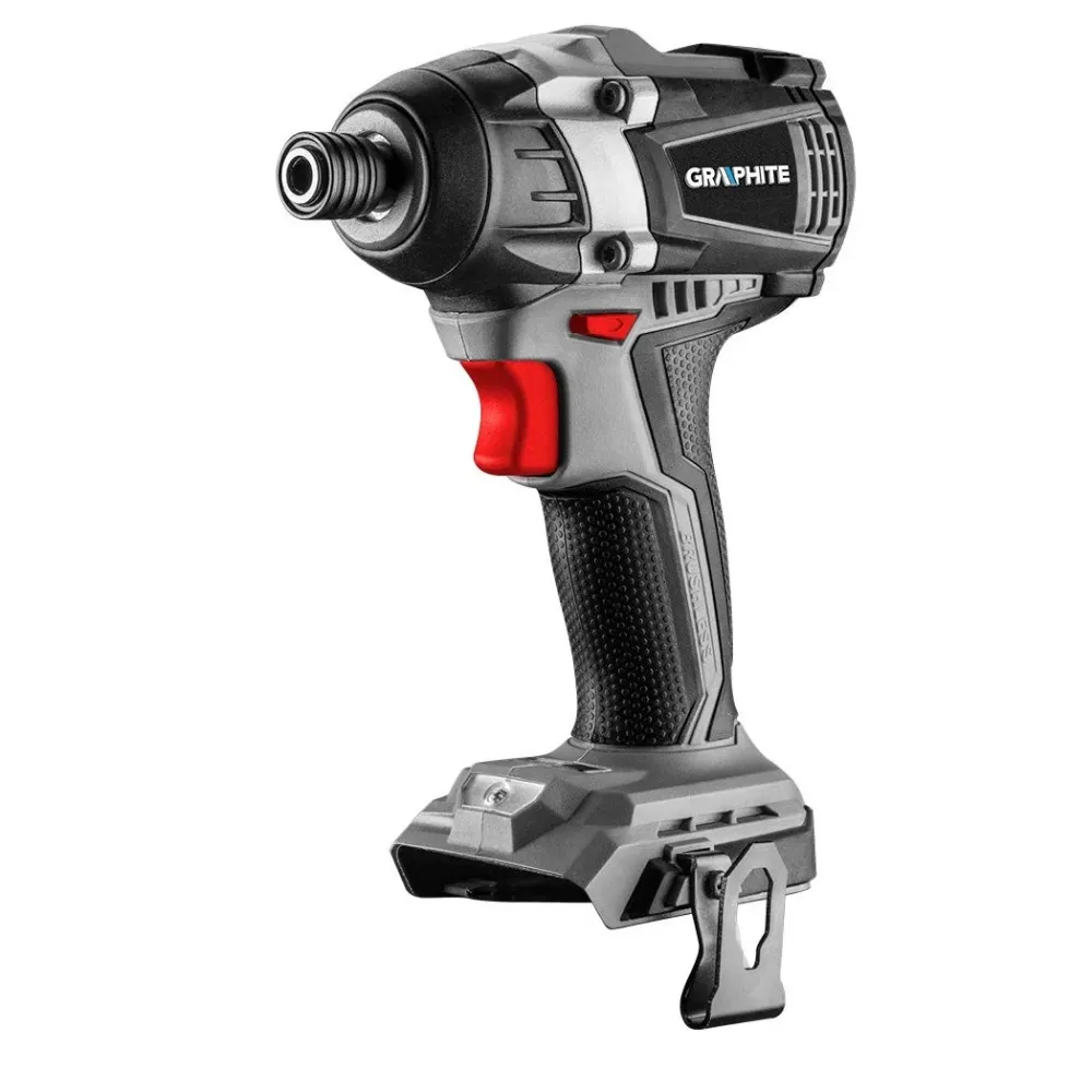 Akkus szénkefementes ütvecsavarozó 1/4" (hatszög) ENERGY+, 18V, 200Nm, akku nélkül