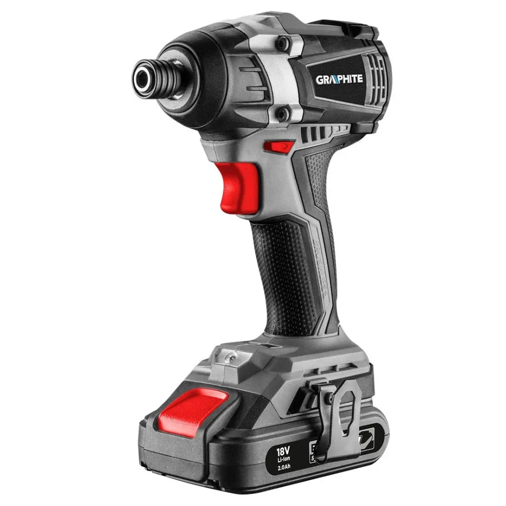 Akkus szénkefementes ütvecsavarozó 1/4" (hatszög) ENERGY+, 18V, 200Nm, akku nélkül