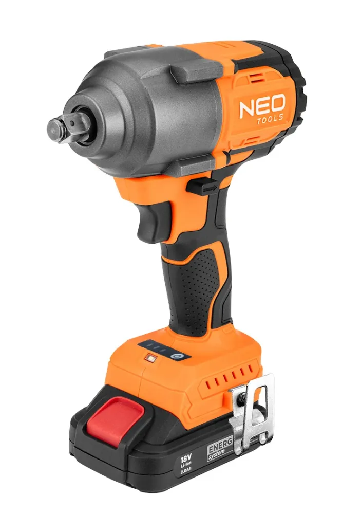 Akkus szénkefementes ütvecsavarozó, 1/2" (négyszög) ENERGY+, 18V, 850Nm, akku nélkül