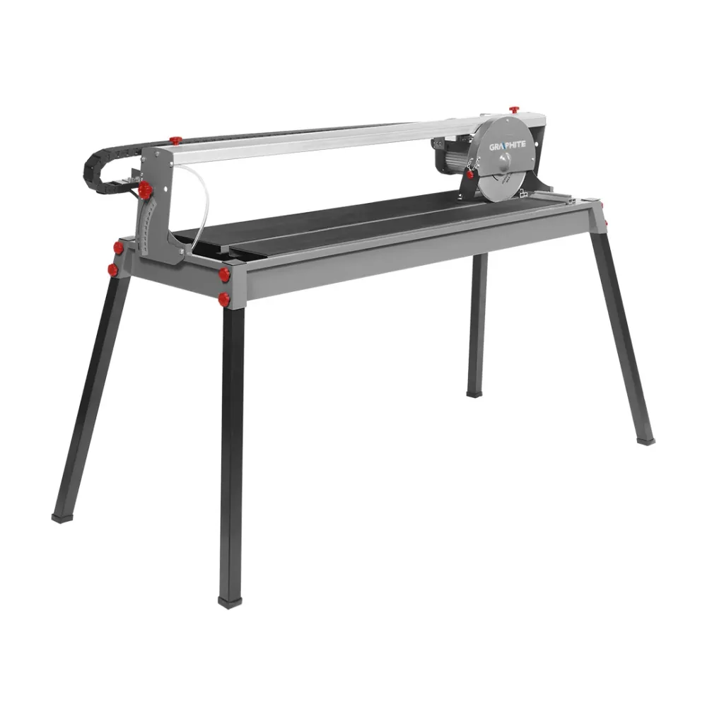 Csempevágó gép 1200W, 230x25.4mm-es tárcsa, 1000mm vágáshossz, vízhűtés