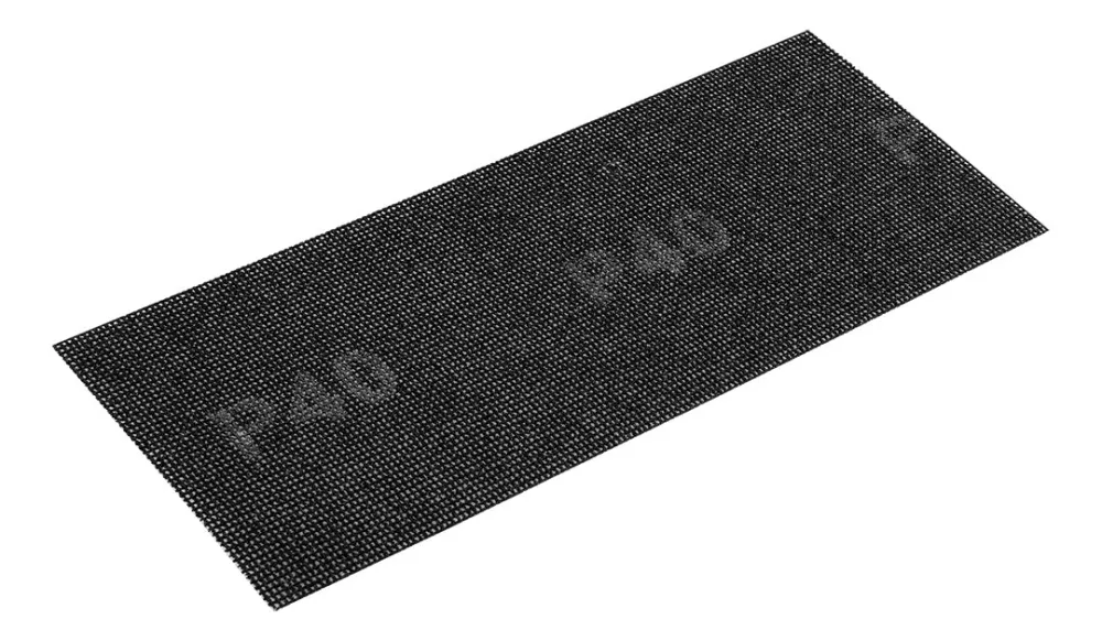 Csiszolóháló 115x280mm, fa, fém, műanyag, űveg, gipszkarton csiszoláshoz, P40, min. rendelés: 3db