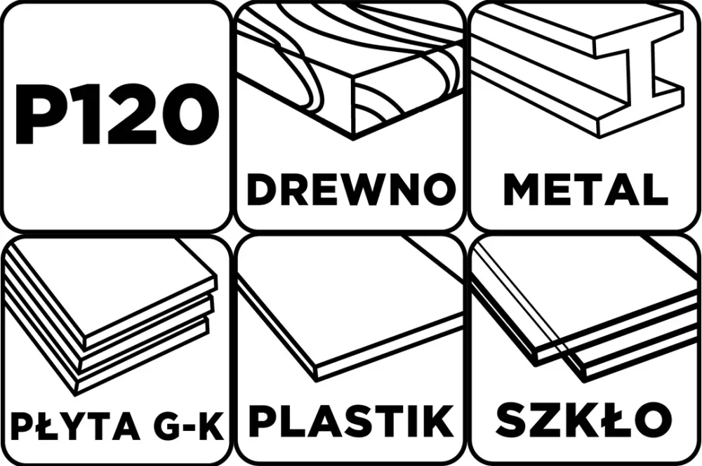 Csiszolóháló 115x280mm, fa, fém, műanyag, űveg, gipszkarton csiszoláshoz, P120, min. rendelés: 3db