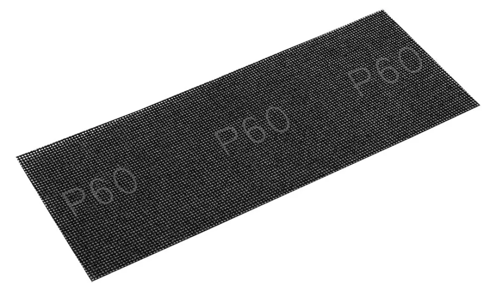 Csiszolóháló 115x280mm, fa, fém, műanyag, űveg, gipszkarton csiszoláshoz, P60, min. rendelés: 3db