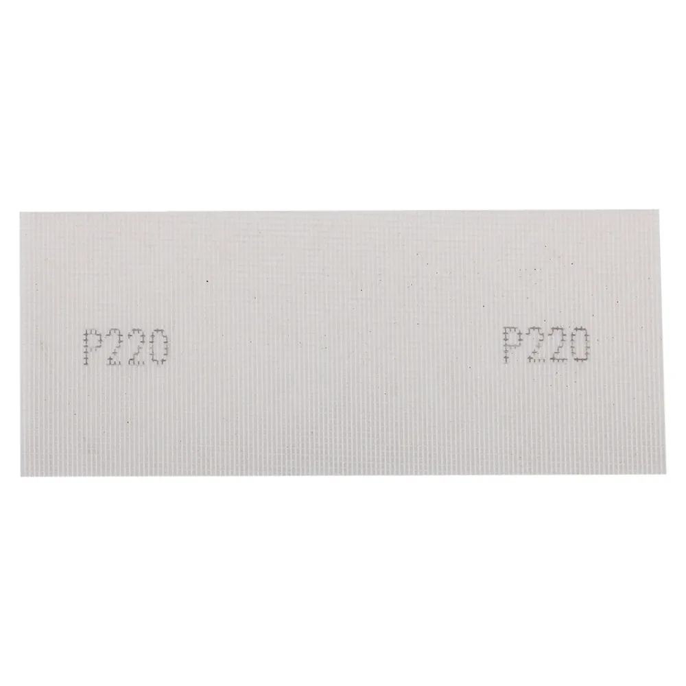 Csiszolóháló fehér 115x280mm, fa, fém, műanyag, űveg, gipszkarton csiszoláshoz, P220, min. rendelés: 3db