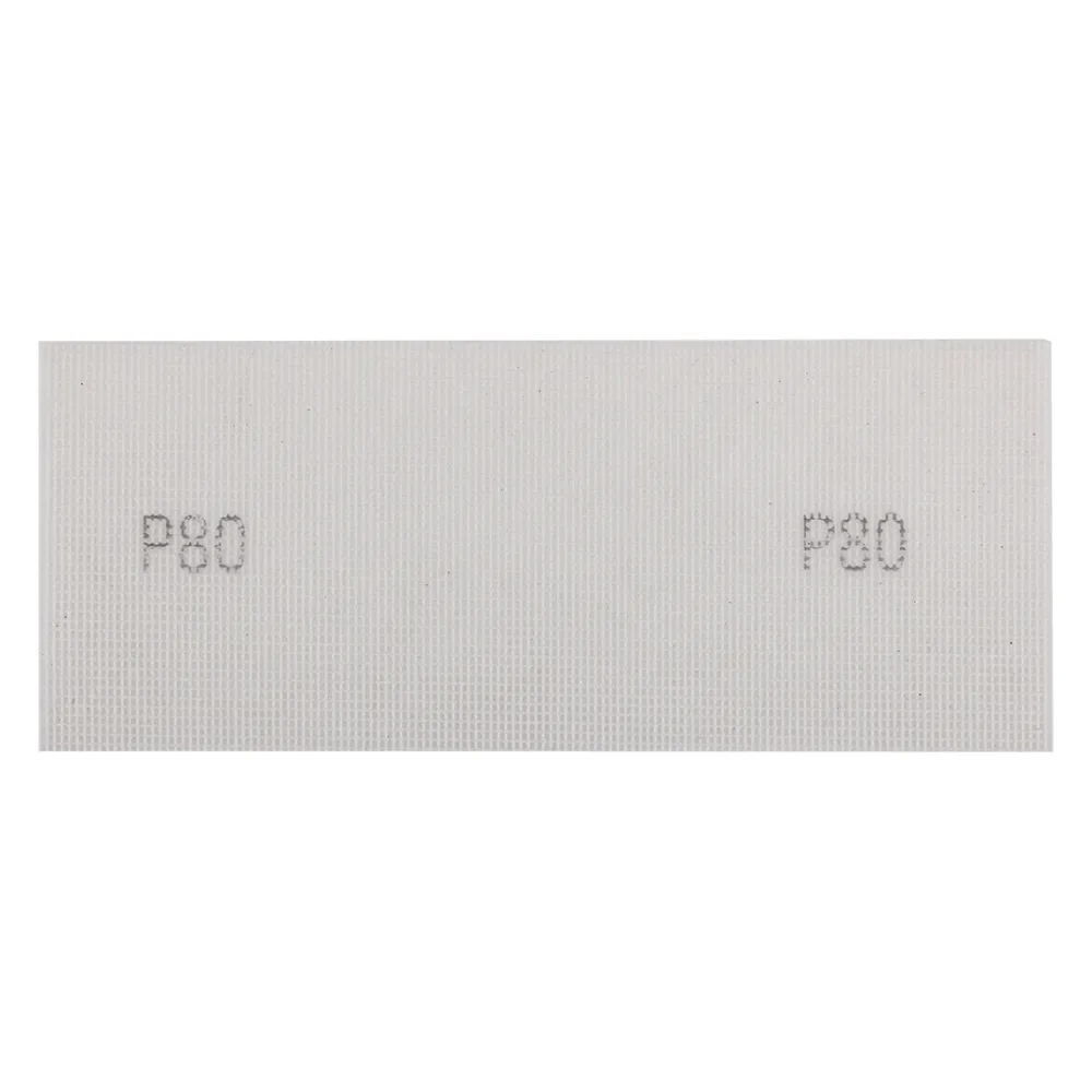 Csiszolóháló fehér 115x280mm, fa, fém, műanyag, űveg, gipszkarton csiszoláshoz, P80, min. rendelés: 3db