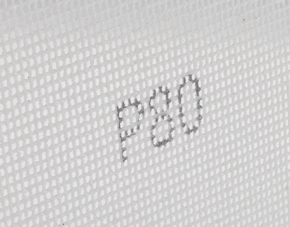 Csiszolóháló fehér 115x280mm, fa, fém, műanyag, űveg, gipszkarton csiszoláshoz, P80, min. rendelés: 3db