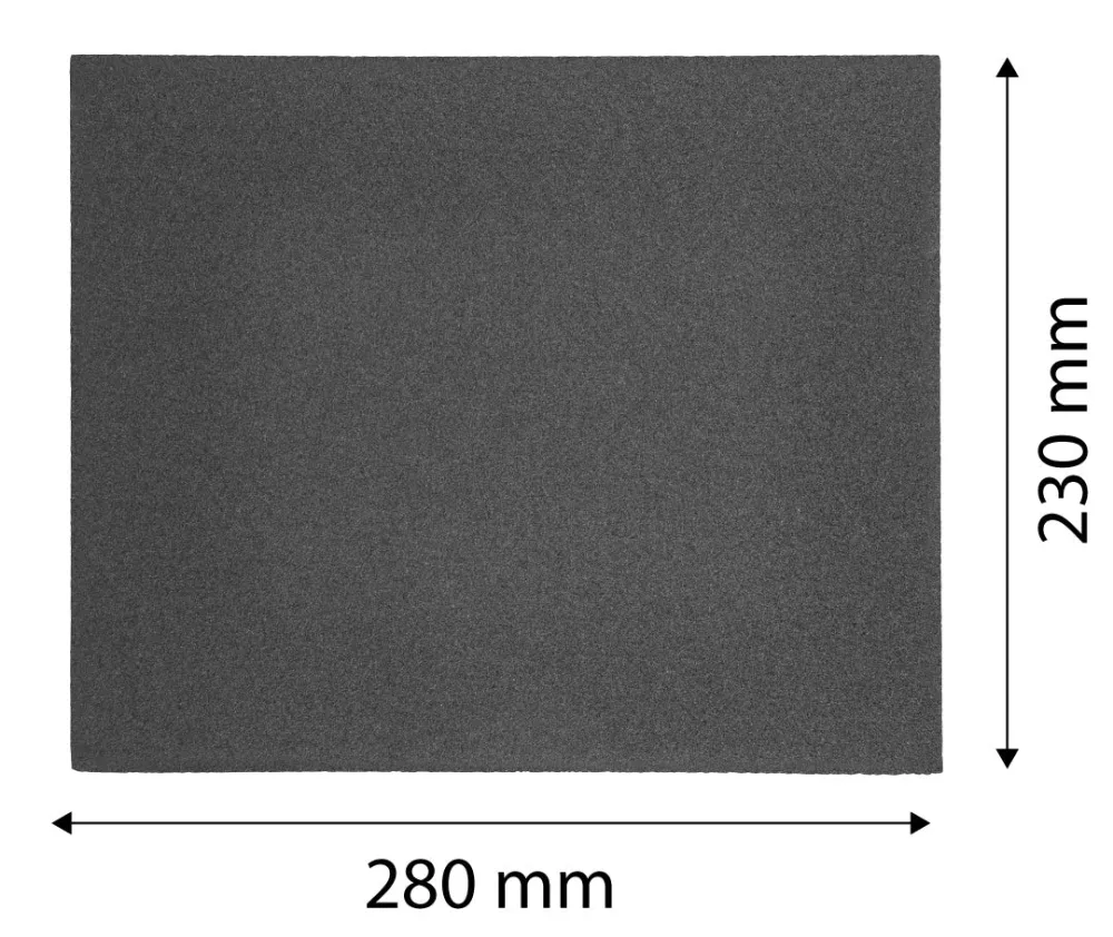 Vizes csiszolópapír 230x280mm, P600, min. rendelés: 5db