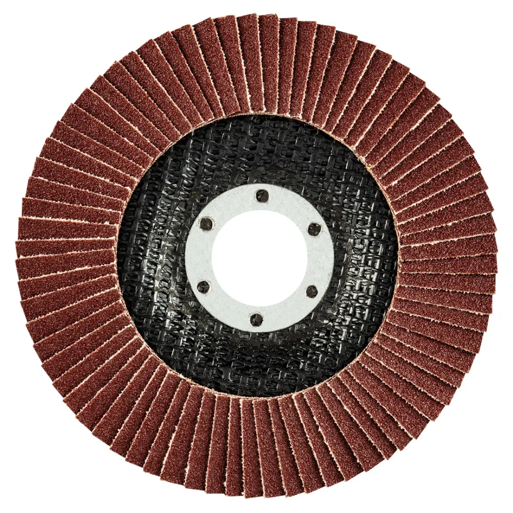 Csiszolókorong lamellás 115x22.2mm, K120 fém-fa, min. rendelés: 5db