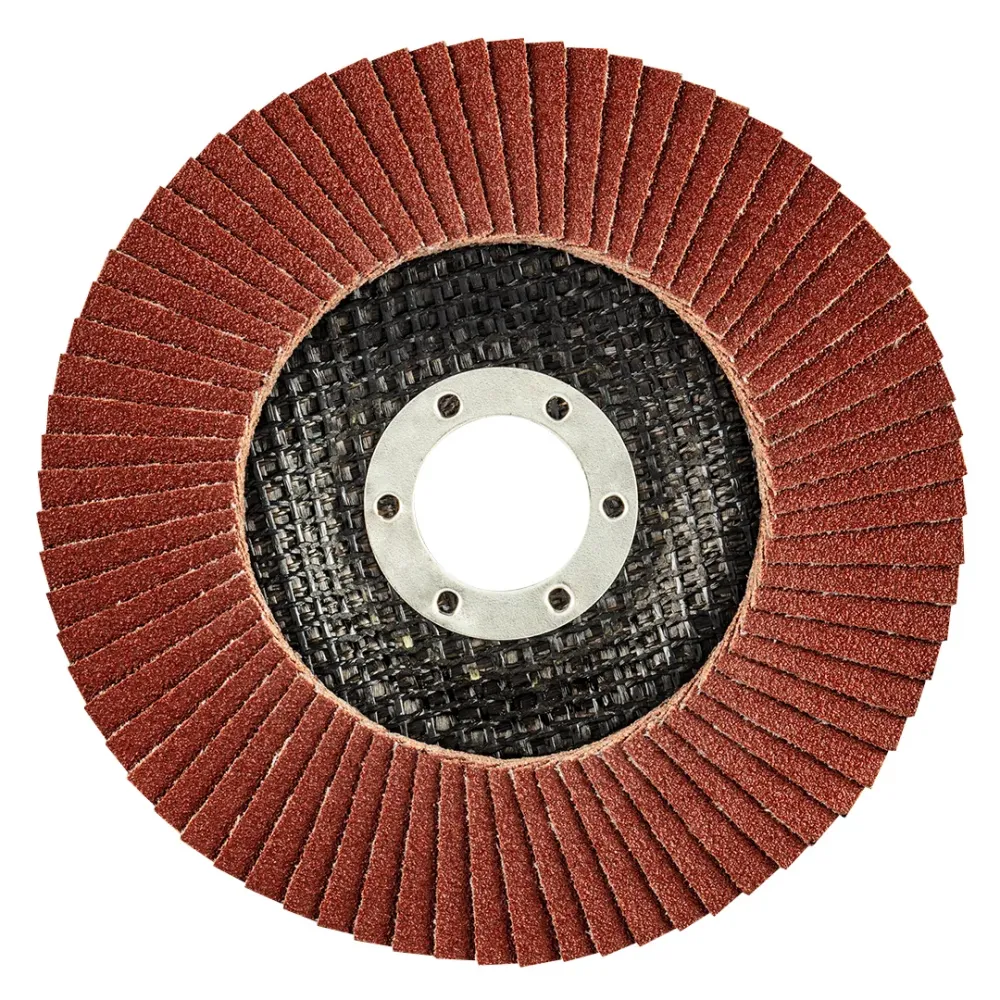 Csiszolókorong lamellás 125x22.2mm, K120 fém-fa, min. rendelés: 5db