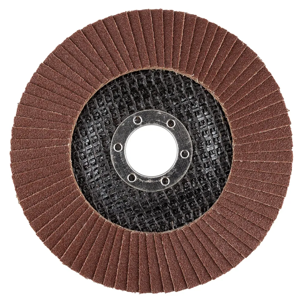 Csiszolókorong lamellás 125x22,2mm, P120 fém, fa, min.rendelés: 3db