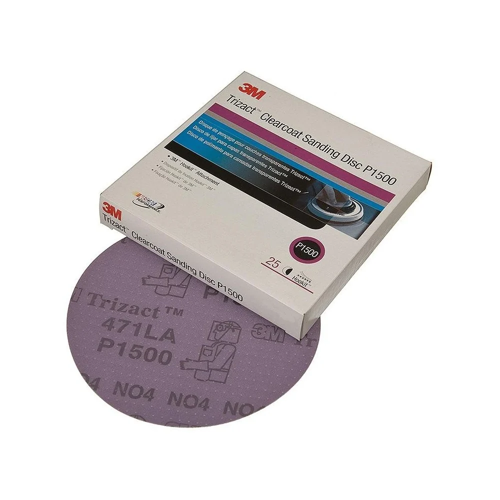 Csiszolókorong 3M Trizact Clearcoat P1500, 150mm
